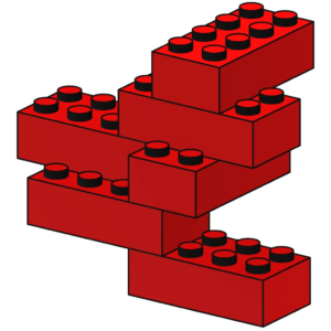 LEGO House Red Bricks